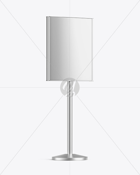 Metallic Stand Mockup