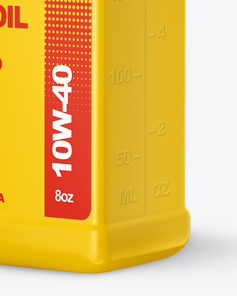 Motor Oil Bottle Mockup