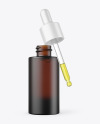 Frosted Amber Glass Dropper Bottle Frosted Amber Glass Dropper Bottle