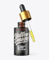 Frosted Amber Glass Dropper Bottle Frosted Amber Glass Dropper Bottle