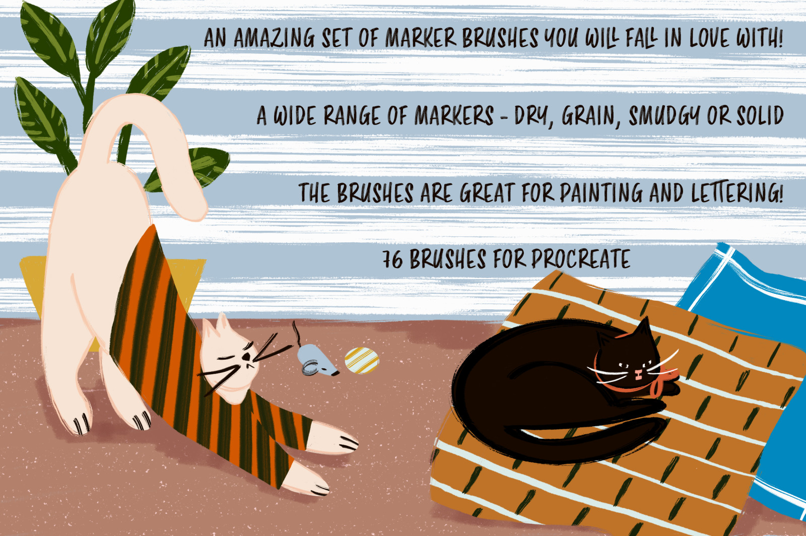 76 Marvelous Markers for Procreate 76 Marvelous Markers for Procreate