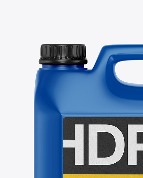 Plastic Jerrycan Mockup