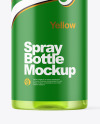 Clear Spray Bottle Mockup