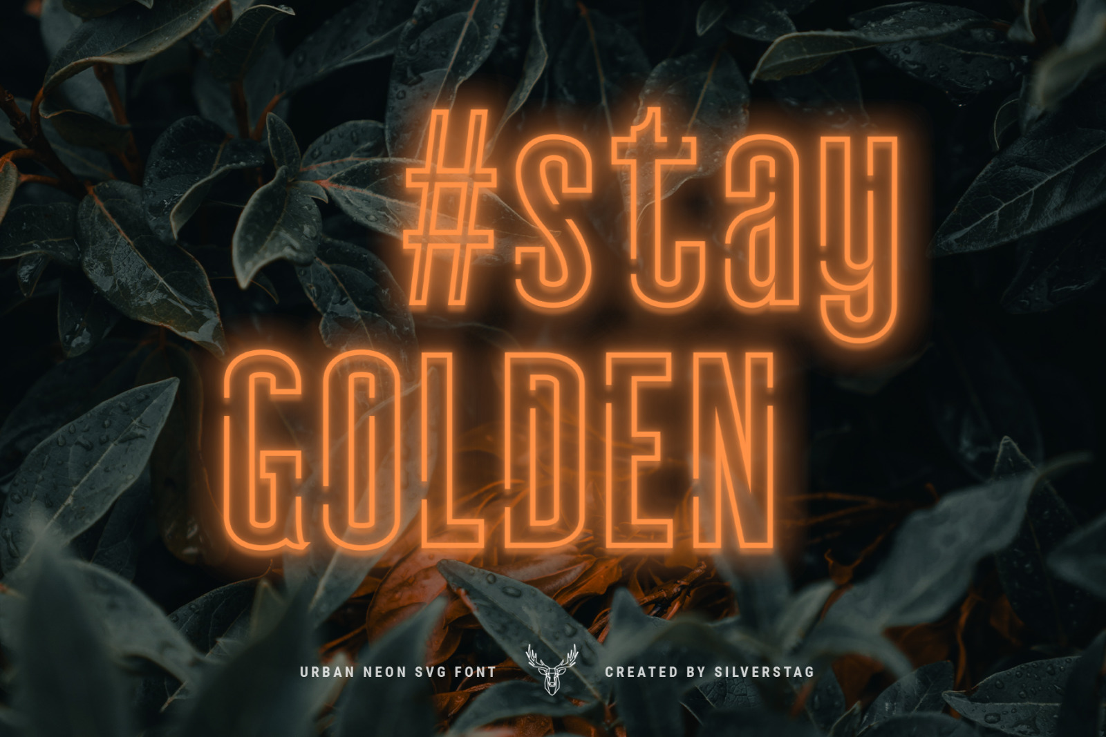 7EVEN SVG - Urban Neon Font Pack