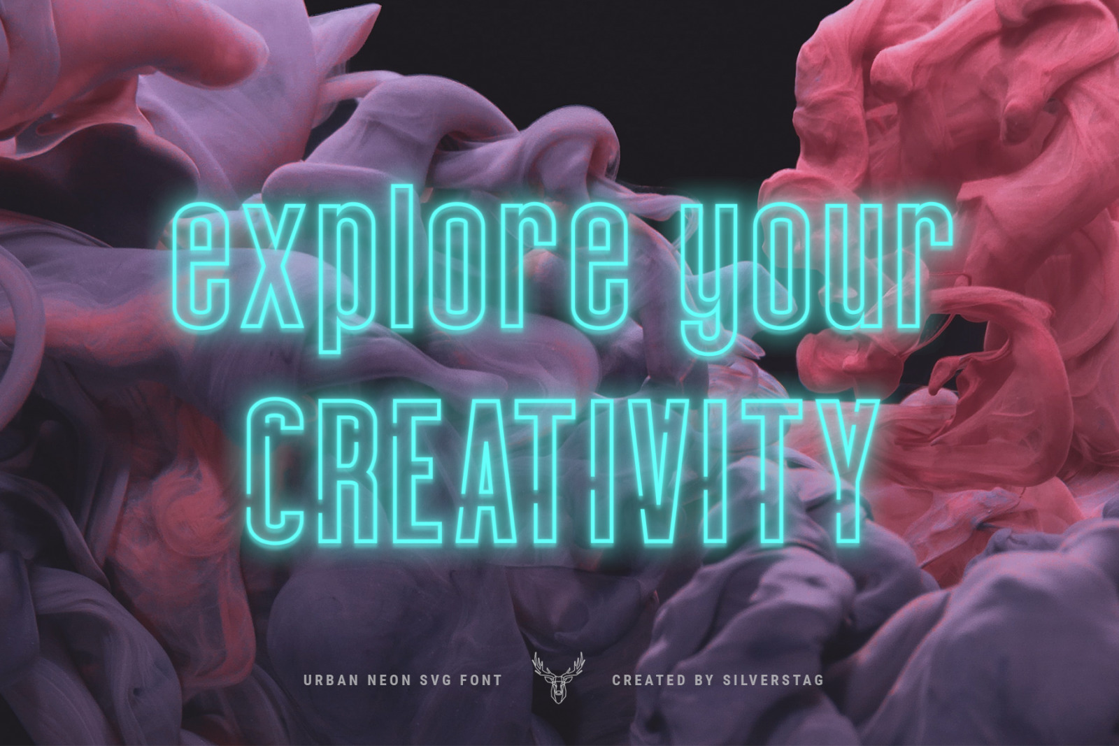 7EVEN SVG - Urban Neon Font Pack