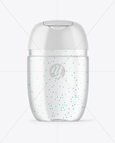 Clear Sanitizer Bottle Mockup Clear Sanitizer Bottle Mockup