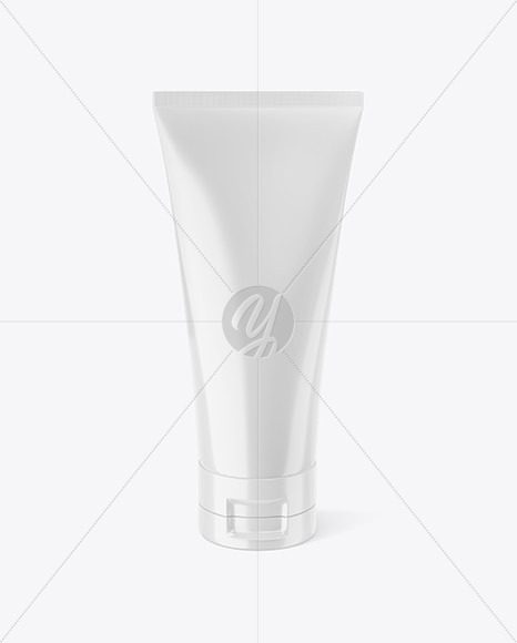 Glossy Plastic Tube Mockup