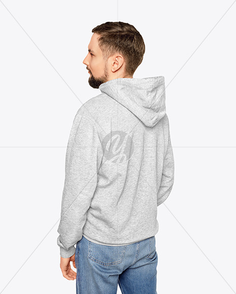 Man in a Hoodie Mockup