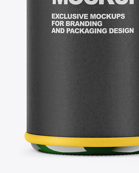 Beer Bottle Holder Mockup