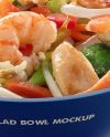 Salad w/ Shrimps in a Bowl Mockup