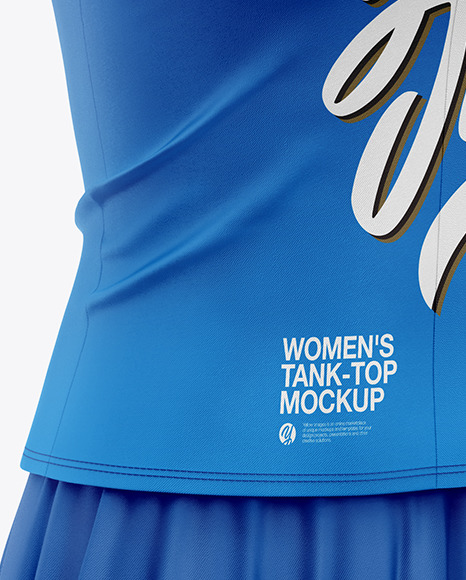 Women's Tennis Clothing Set Mockup