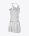 Women's Tennis Clothing Set Mockup