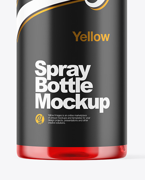 Spray Bottle Mockup