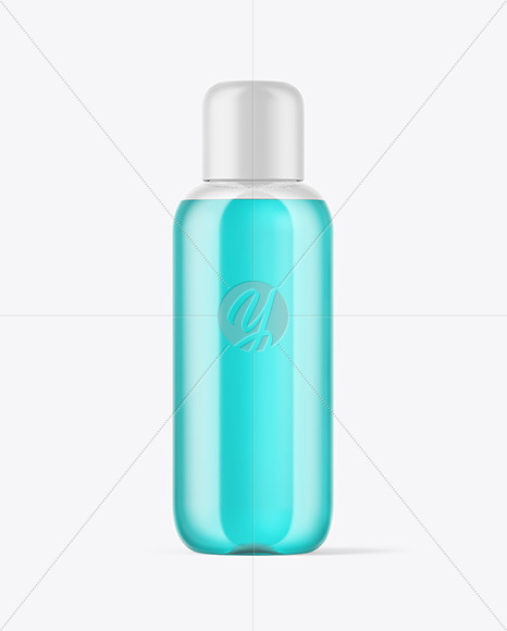 Clear Plastic Bottle Mockup