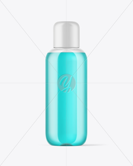 Clear Plastic Bottle Mockup