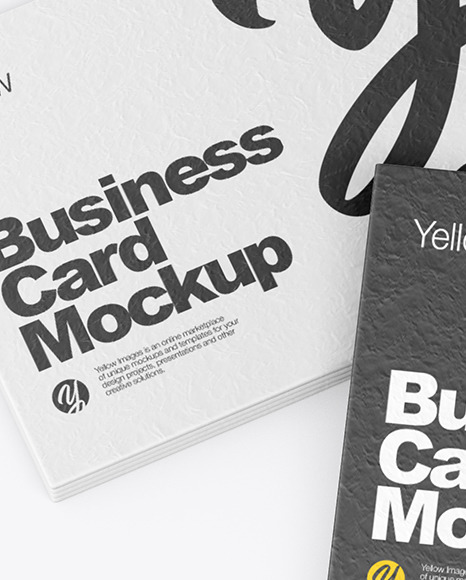 Two Business Cards Mockup