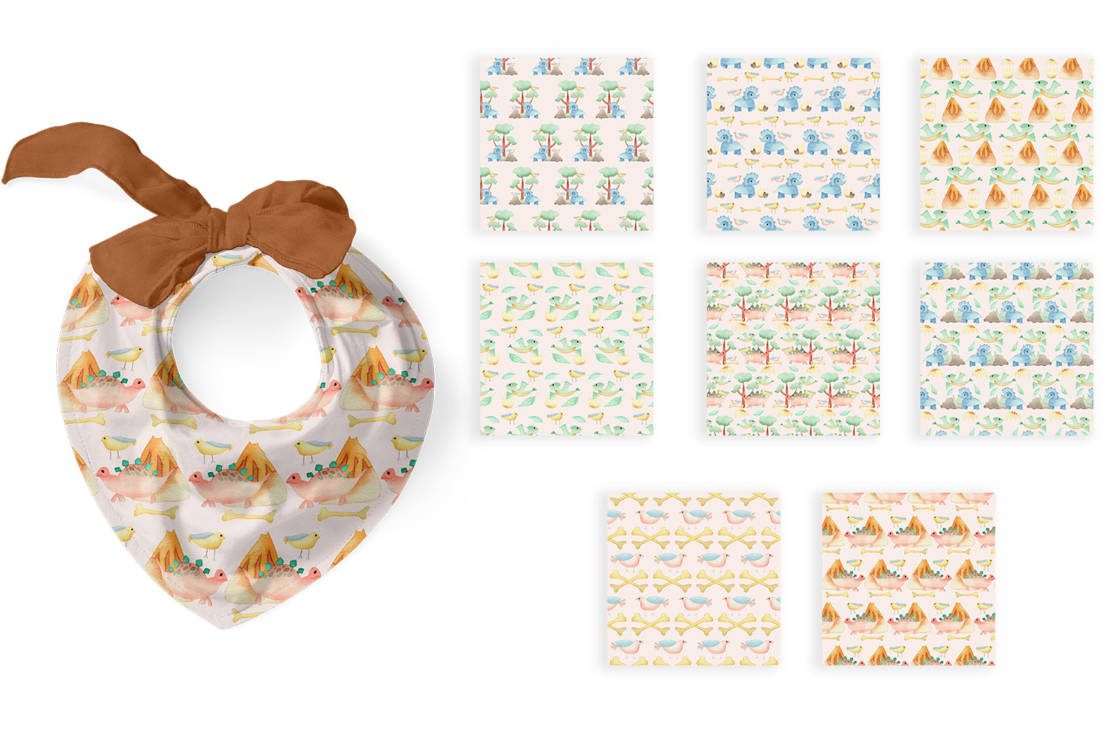 Dino Land - Watercolor Nursery Collection Dino Land - Watercolor Nursery Collection