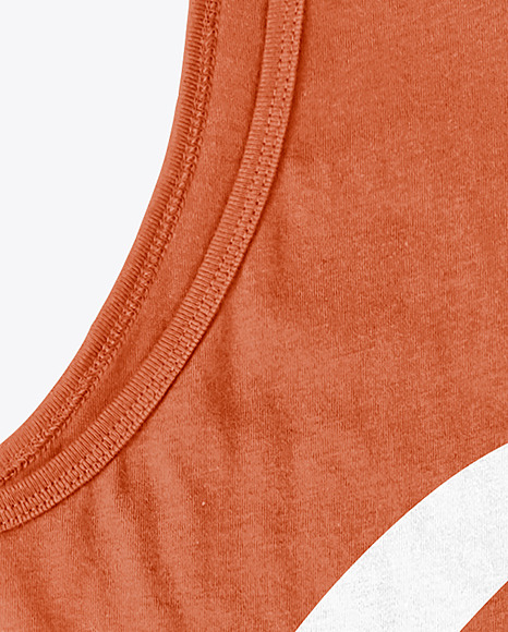 Tank Top with Round Neck Mockup