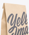 Kraft Paper Bag Mockup