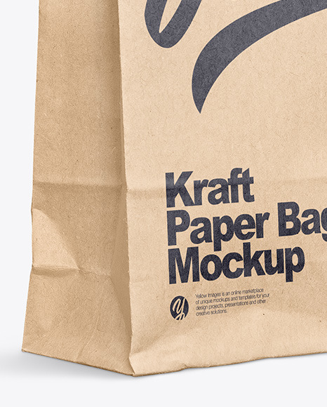 Kraft Paper Bag Mockup