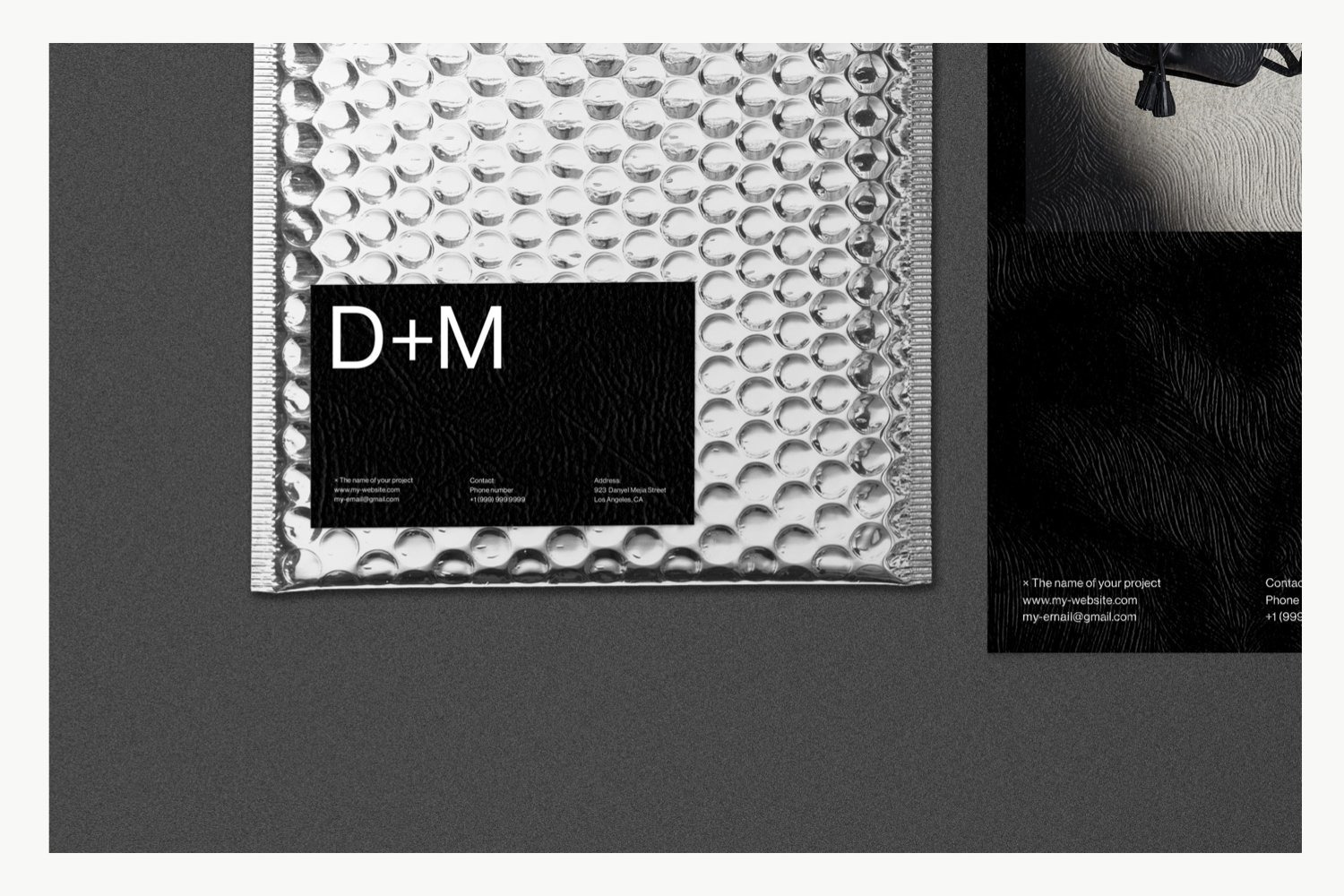 (4-part) Stationery Branding Mockup (4-part) Stationery Branding Mockup