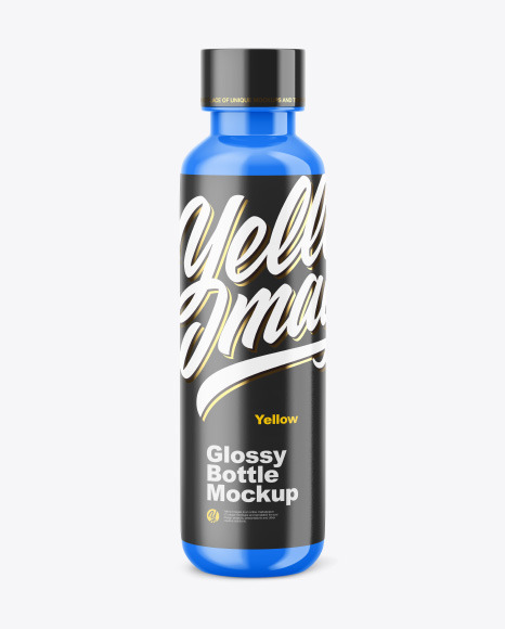 Glossy Cosmetic Bottle Mockup