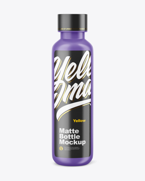 Matte Cosmetic Bottle Mockup