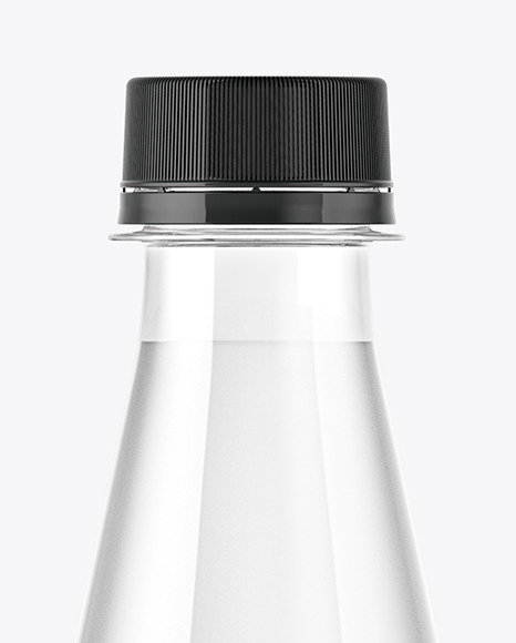 Clear Water Bottle Mockup