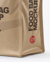 Kraft Food Bag Mockup