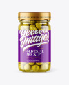 Clear Glass Jar with Olives Mockup Clear Glass Jar with Olives Mockup