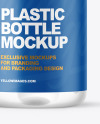 Clear Plastic Bottle with Pump Mockup