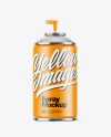 Matte Spray Can Mockup