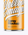 Matte Spray Can Mockup