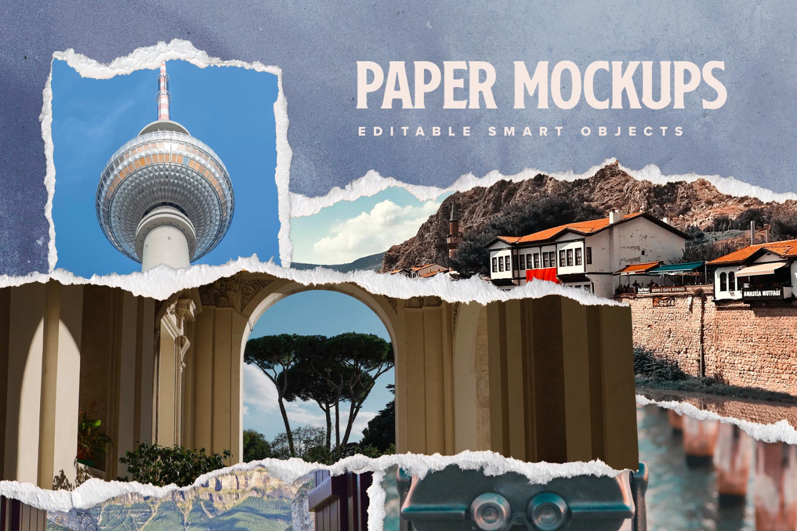 Torn Paper Cliparts &amp; Mockups