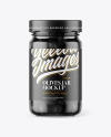 Clear Glass Jar with Black Olives Mockup