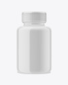 Glossy Pills Bottle Mockup