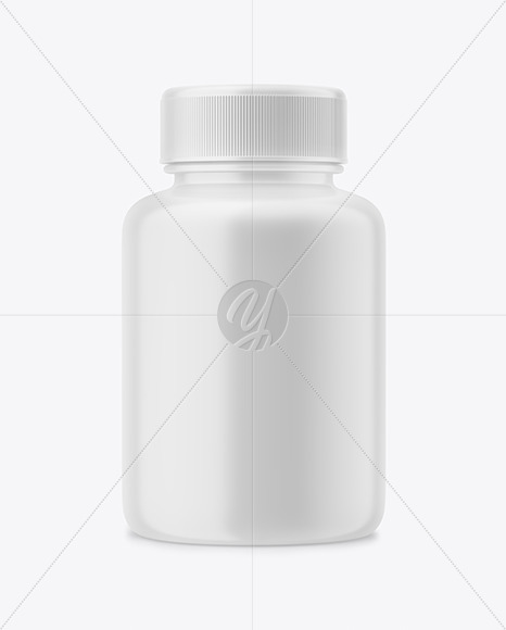 Matte Pills Bottle Mockup