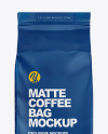 Matte Coffee Bag Mockup