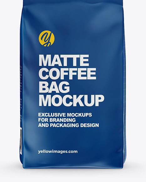 Matte Coffee Bag Mockup