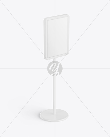 Plastic Stand Mockup