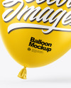 Glossy Balloon Mockup