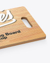 Wooden Cutting Board Mockup