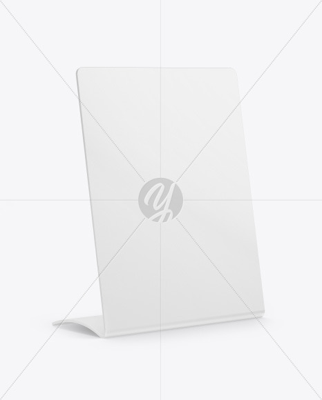 Plastic Table Tent Mockup