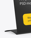 Plastic Table Tent Mockup
