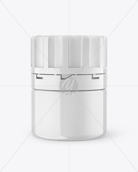 Glossy Pills Jar Mockup