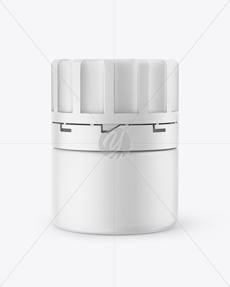 Matte Pills Jar Mockup