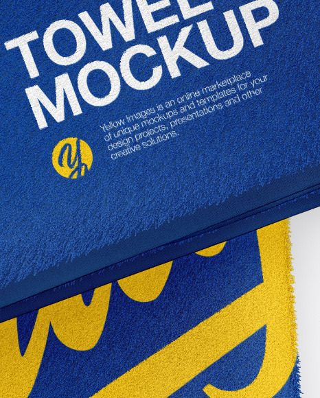 Folded Towel Mockup