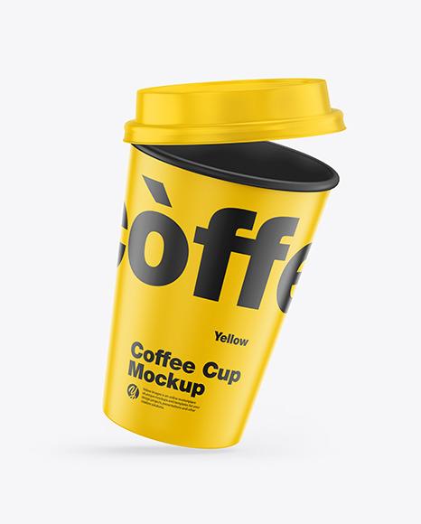 Matte Coffee Cup Mockup