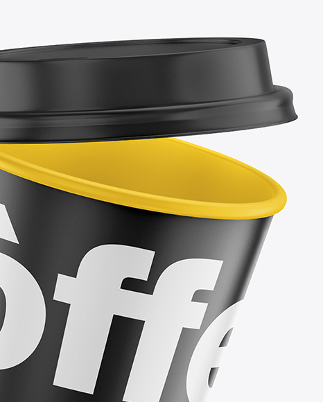 Matte Coffee Cup Mockup