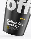 Matte Coffee Cup Mockup Matte Coffee Cup Mockup
